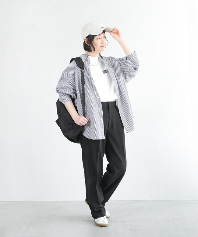 24MMSBL08]THE SHINZONE(ザ シンゾーン) DADDY SHIRT (STRIPE）ダディ