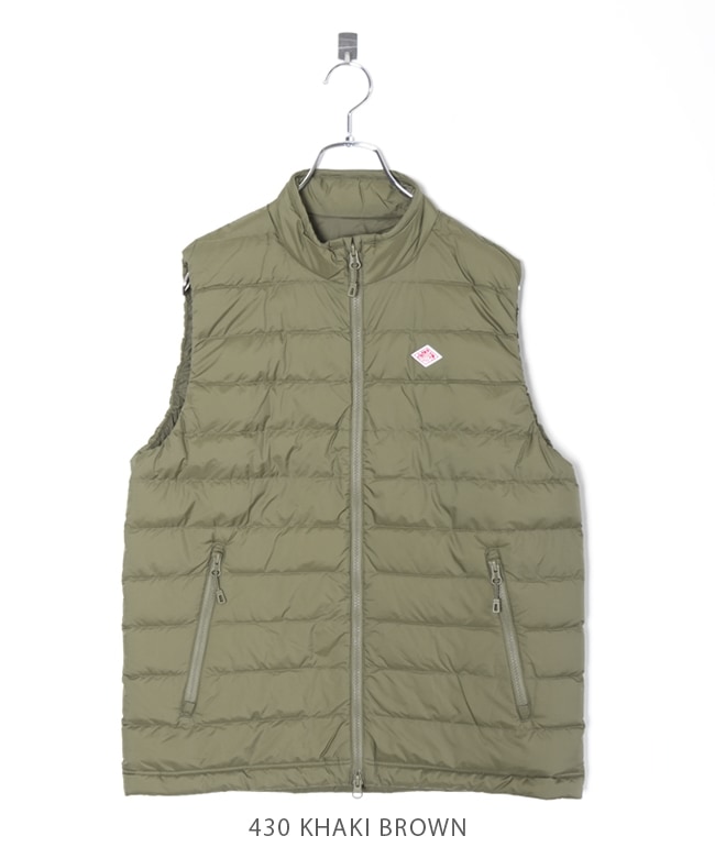 ◇[DT-A0565NRP]DANTON(ダントン)MIDDLE DOWN ZIP VEST ミドルダウン
