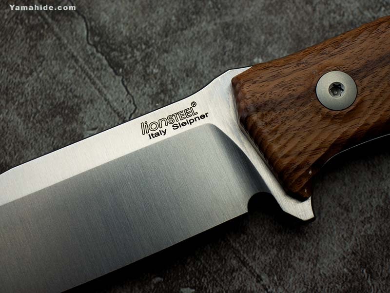 ライオンスチール 02LS017 M5 サントスウッド ブッシュクラフトナイフ