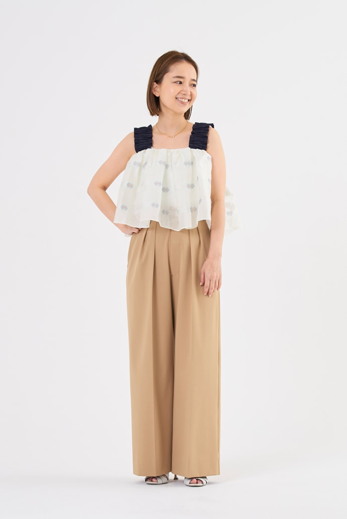 yori shiroconマーガレットバックリボンキャミ38