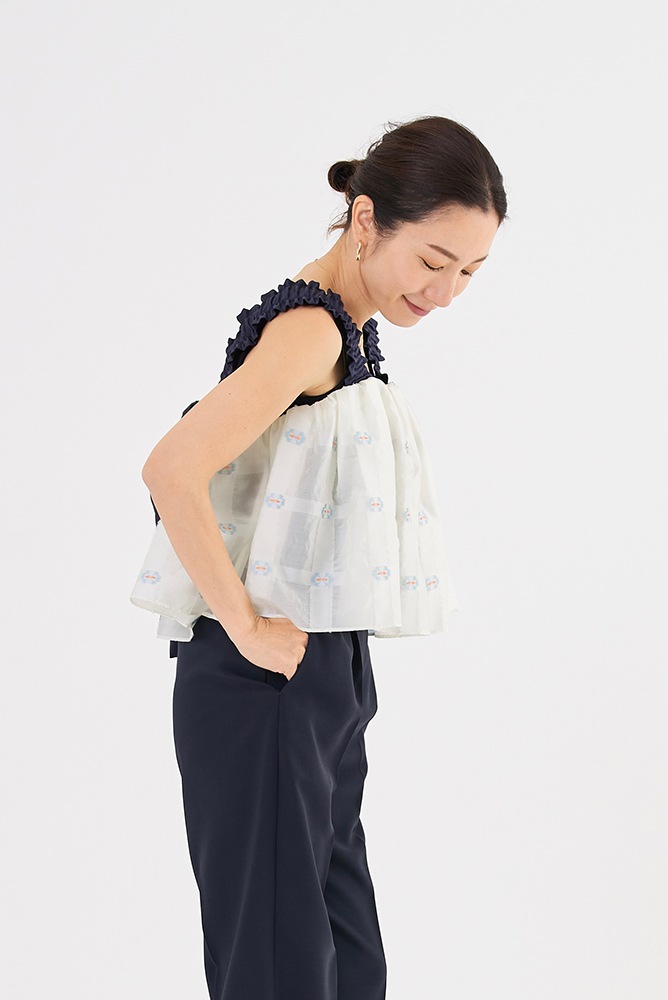 yori shiroconマーガレットバックリボンキャミ38