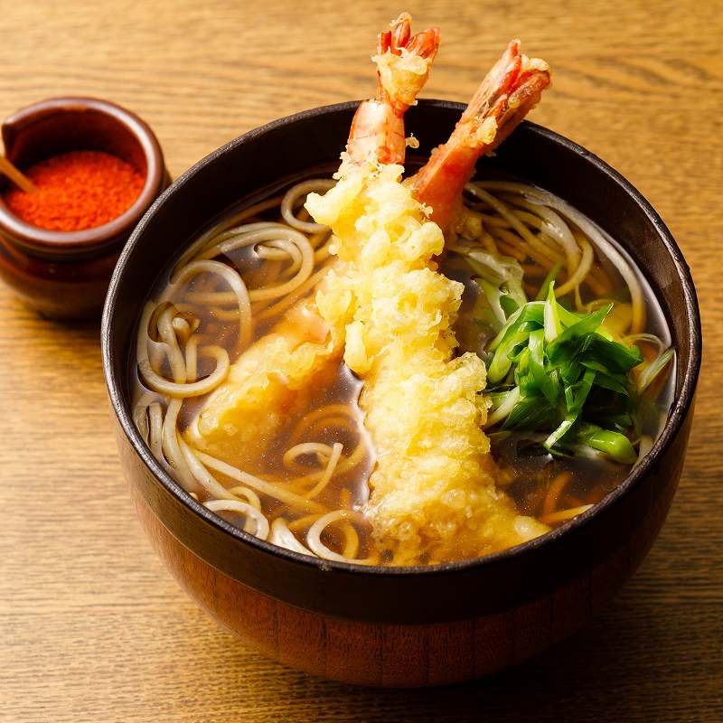 海老天そば2食・ざるそば2食（瞬そば） | 手打ちそば | 京都 そば料理