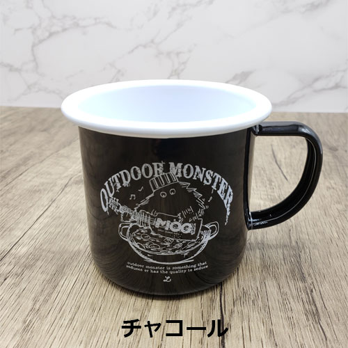 モグ MOG アウトドアモンスター ガーリックボーイホーローマグカップ