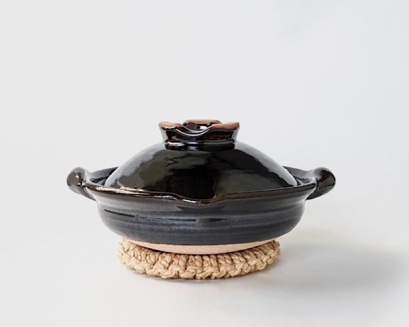 土楽窯 口付黒鍋 7寸 | ブランド,土楽窯 | YUI LIVINGS | 神戸三宮の