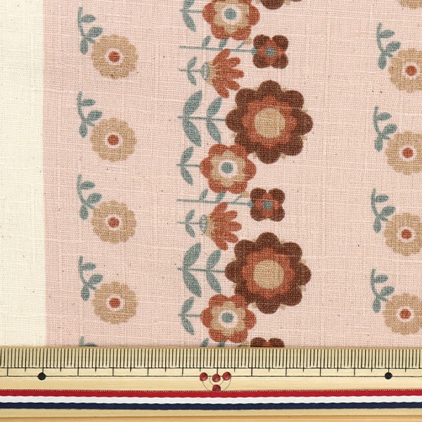 数量5から】 生地 『サザンクロス レトロポップ レトロフラワー