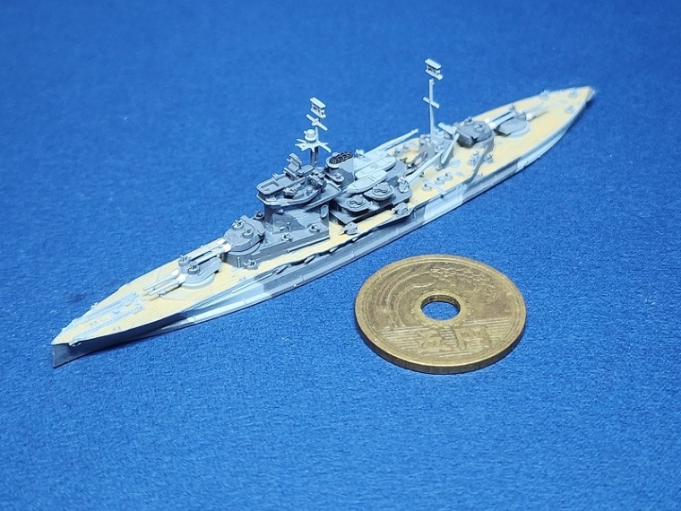 1/2000 イギリス海軍 戦艦ウォースパイト（1943年時） の販売 DAMEYA-NET