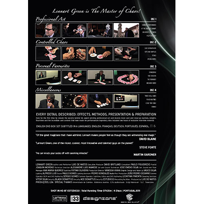 DVD：レナート・グリーンのマスターファイル（4枚セット：日本語版