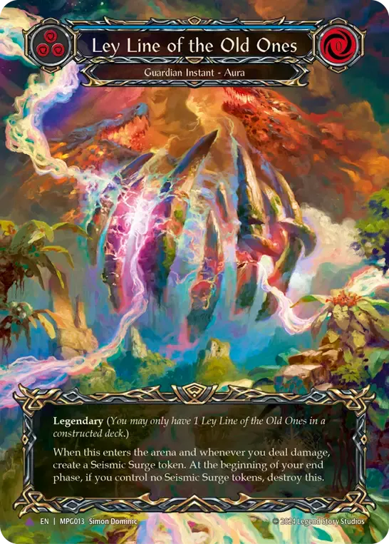 EN】【Cold Foil】[Guardian] Ley Line of the Old Ones / 古きものの
