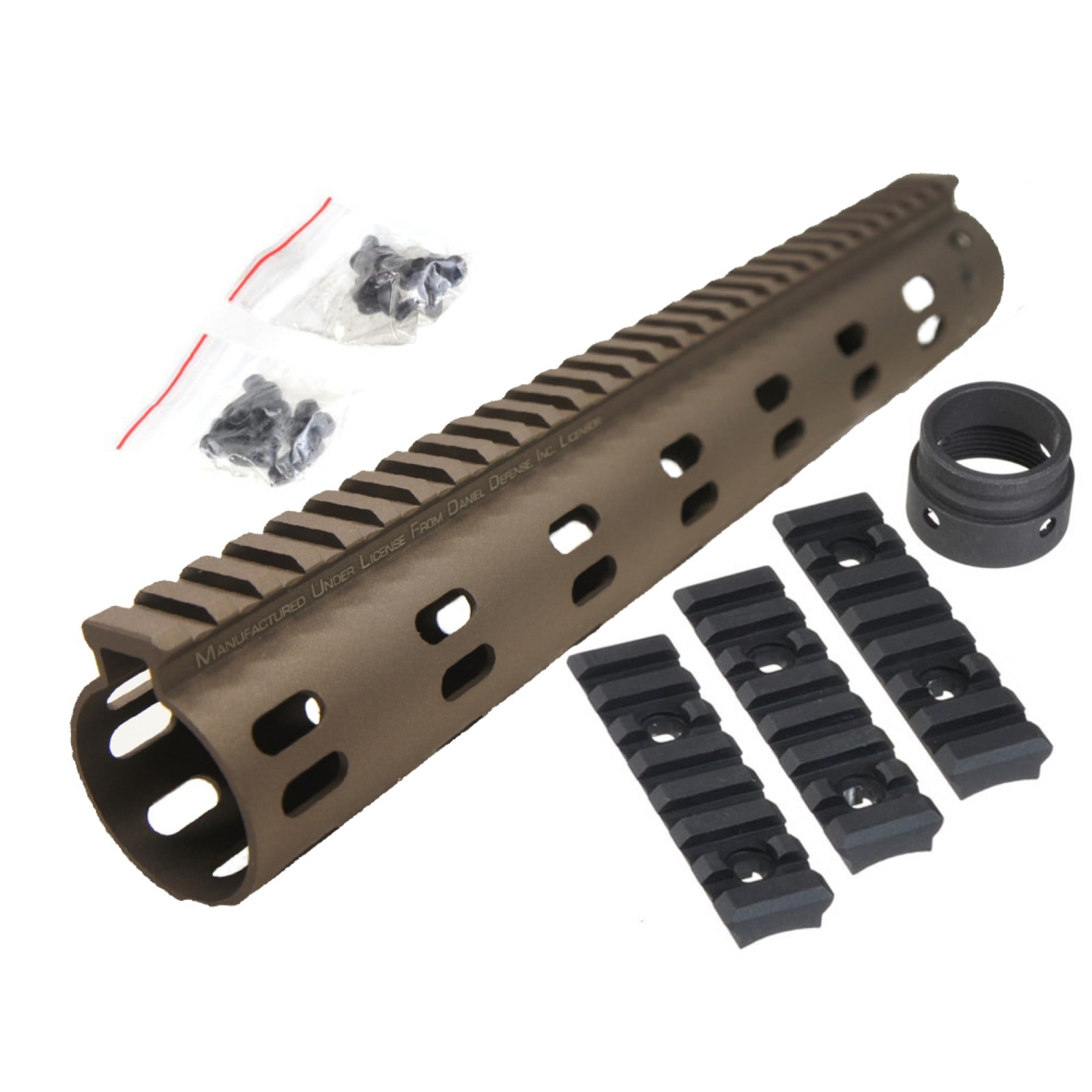 MADBULL Daniel Defense MFR RAS ハンドガード 12インチ *タン