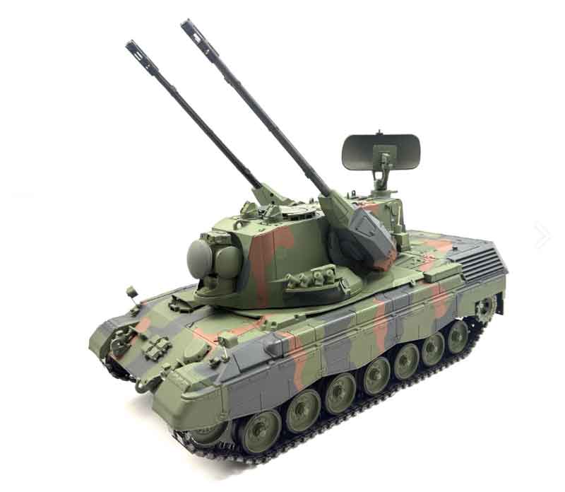 HAYA 1/16 対空戦車ゲパルト 砲 スモーキング＆フラッシング RTR 2.4