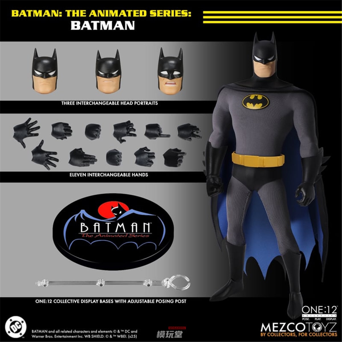 予約 Mezco Toyz 1/12 『バットマン：アニメイテッド・シリーズ