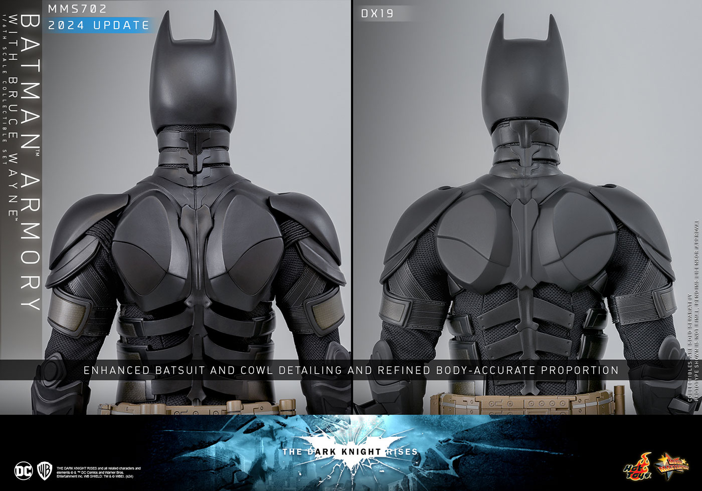 ホットトイズ 1/6 ダークナイト ライジング バットスーツ格納庫
