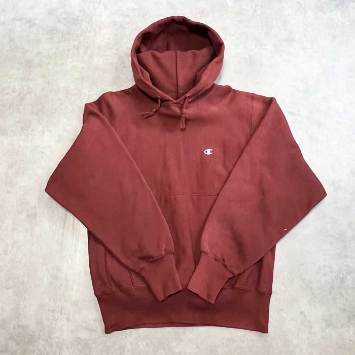 90's Champion Reverse Weave Parka BURGUNDY/M Made in USA 90年代