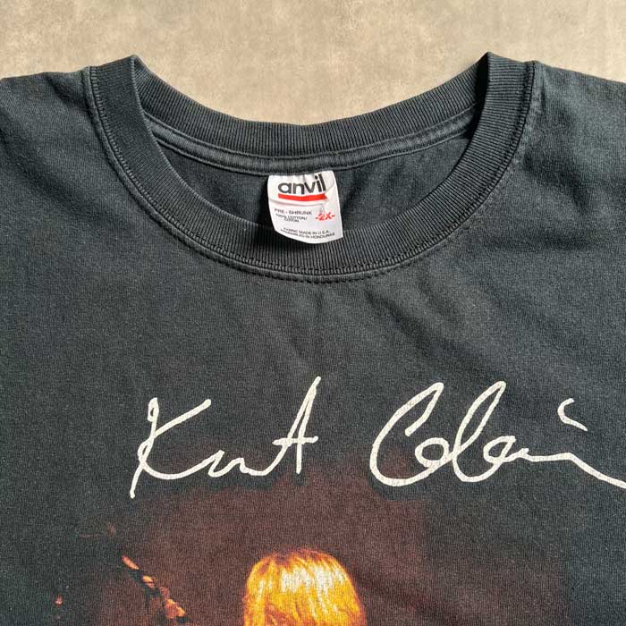 00's KURT COBAIN T-SHIRTS BLACK/2X 00年代 カートコバーン Tシャツ