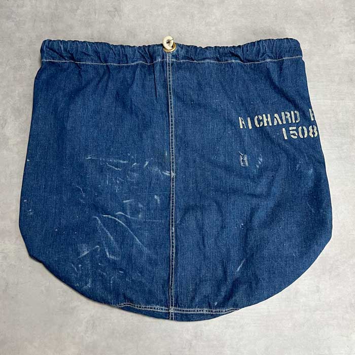 30-40'S U.S MILITARY Denim Stencil Laundry Bag 30-40年代 U.S
