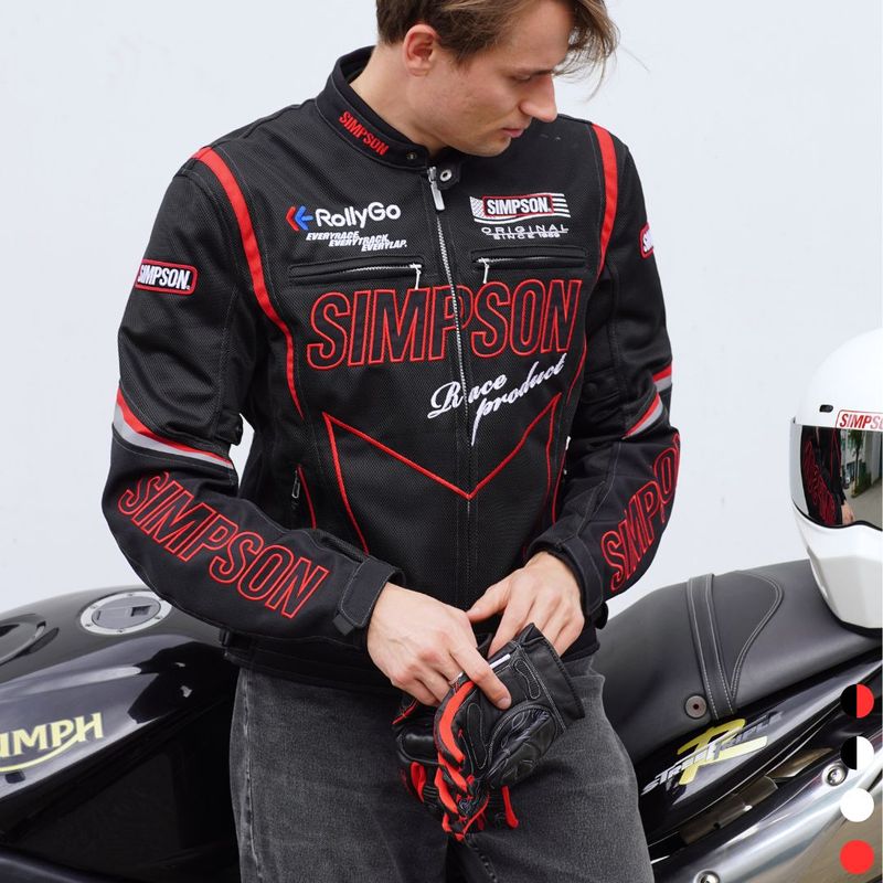 SIMPSON NSW-C02 ライダース ウィンタージャケット 秋冬モデル