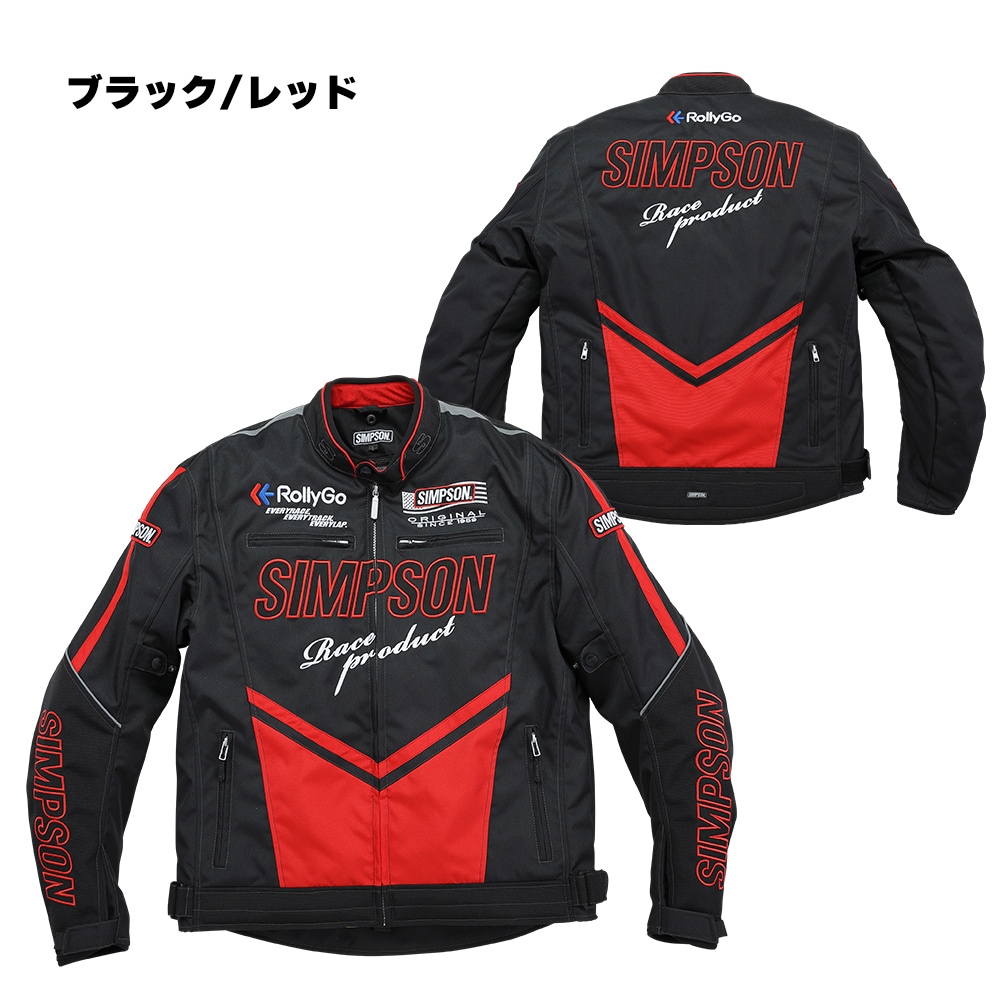SIMPSON NSW-C01 ライダース ウィンタージャケット 秋冬モデル