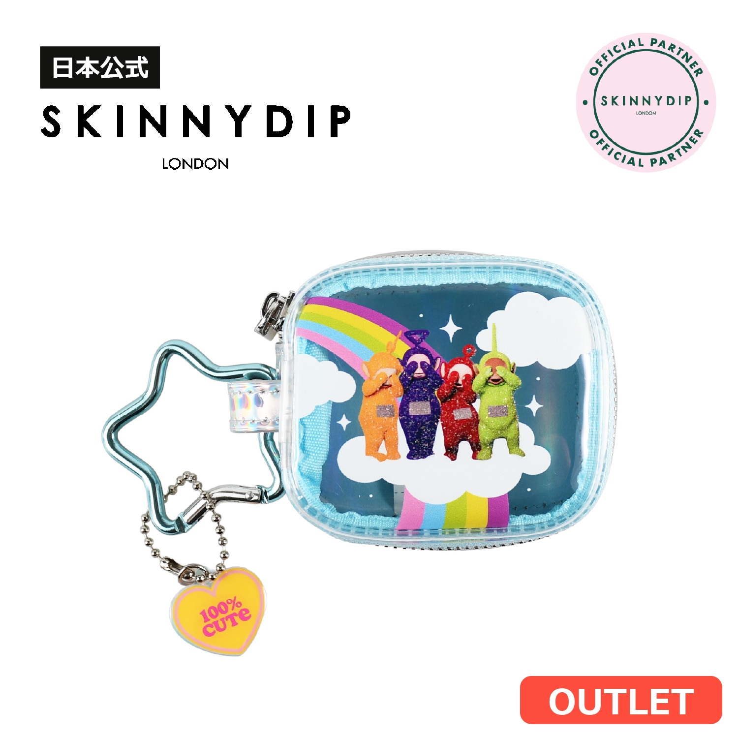 アウトレット】ワイヤレスイヤホンケース テレタビーズ ステッカー