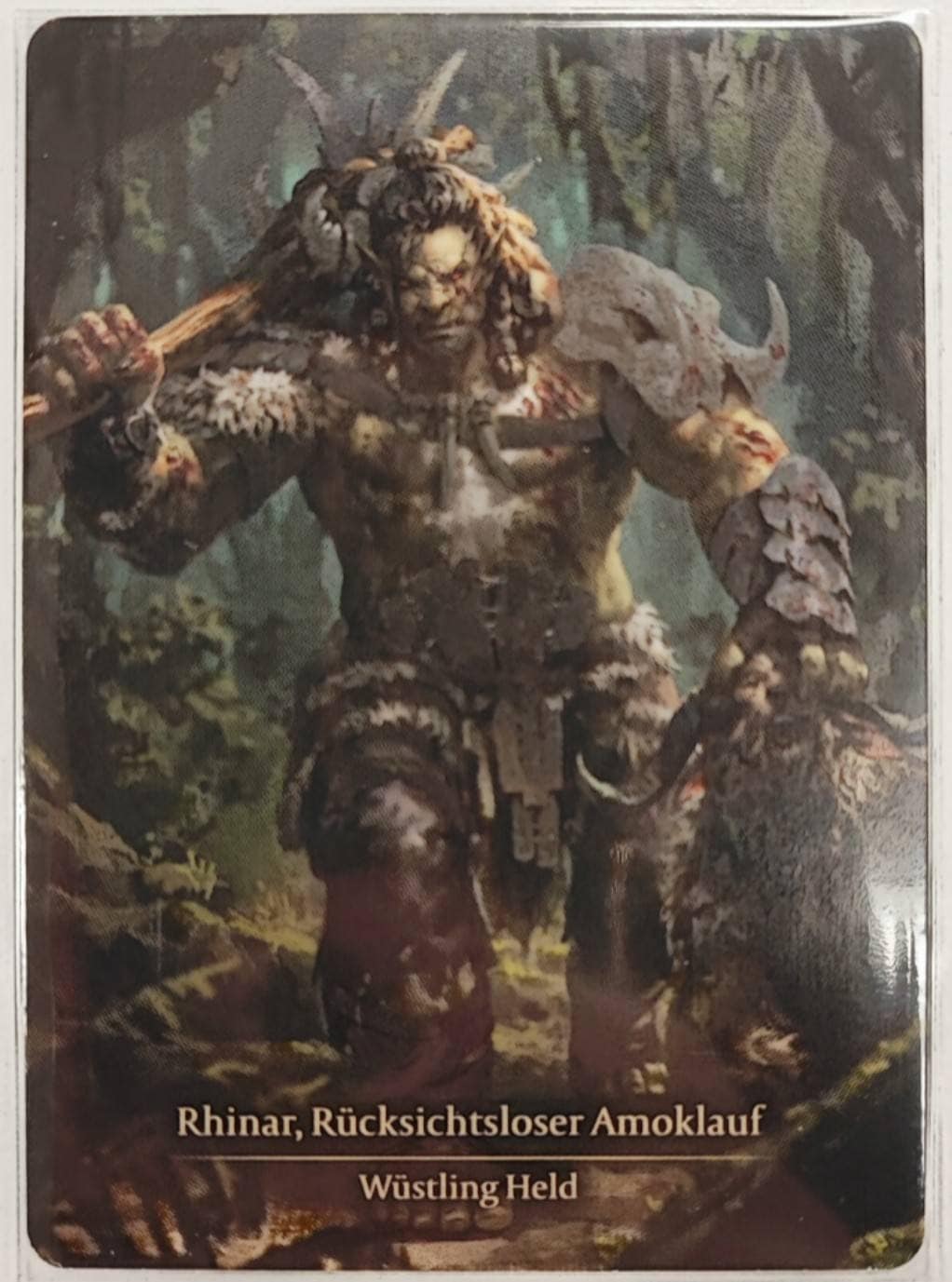 ドイツ語版】《Cold Foil》[Brute] Rhinar, Reckless Rampage 「Marvel