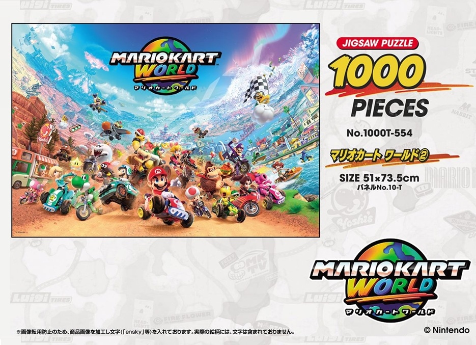 パズル」マリオカート ワールド 1000T-554 マリオカートワールド2（12