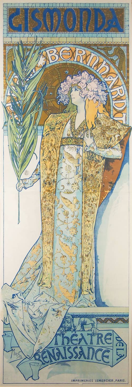 アルフォンス・ミュシャ 「ジスモンダ（大判）」 | | アトリエ・ブランカ