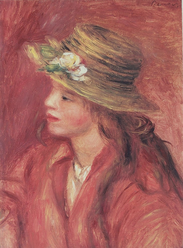 P=A・ルノワール 「麦藁帽子の少女」 | | アトリエ・ブランカ