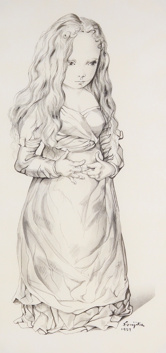 藤田嗣治 「少女」 | | アトリエ・ブランカ