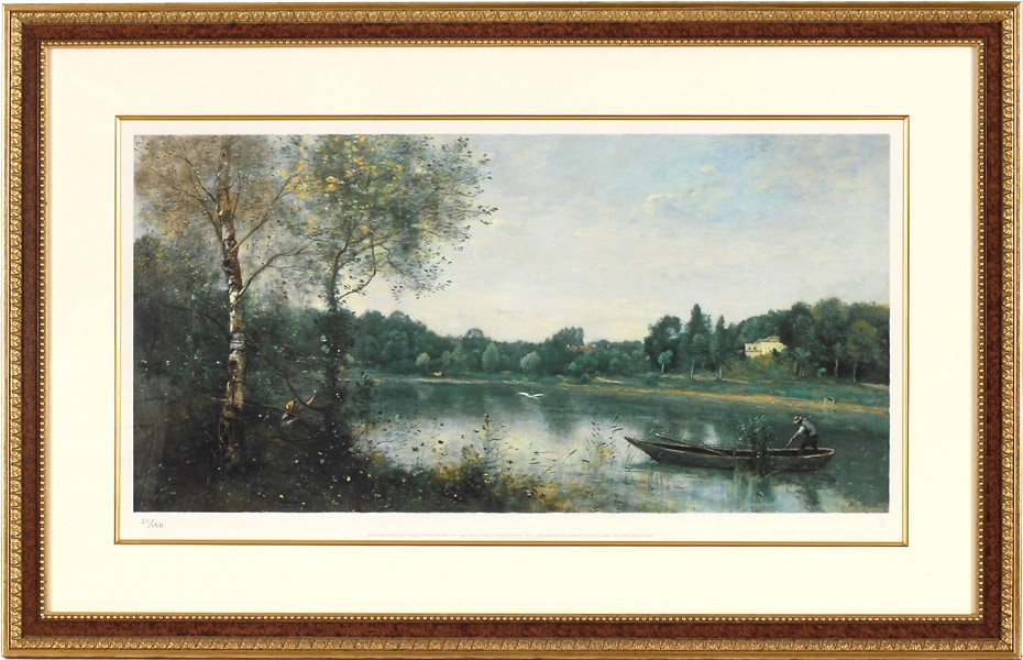 J=B・カミーユ・コロー 「ヴィル=ダヴレーの池（大）」（現品限り