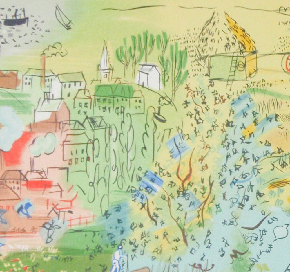 ラウル・デュフィ 「電気の精（見開き）」 | | アトリエ・ブランカ