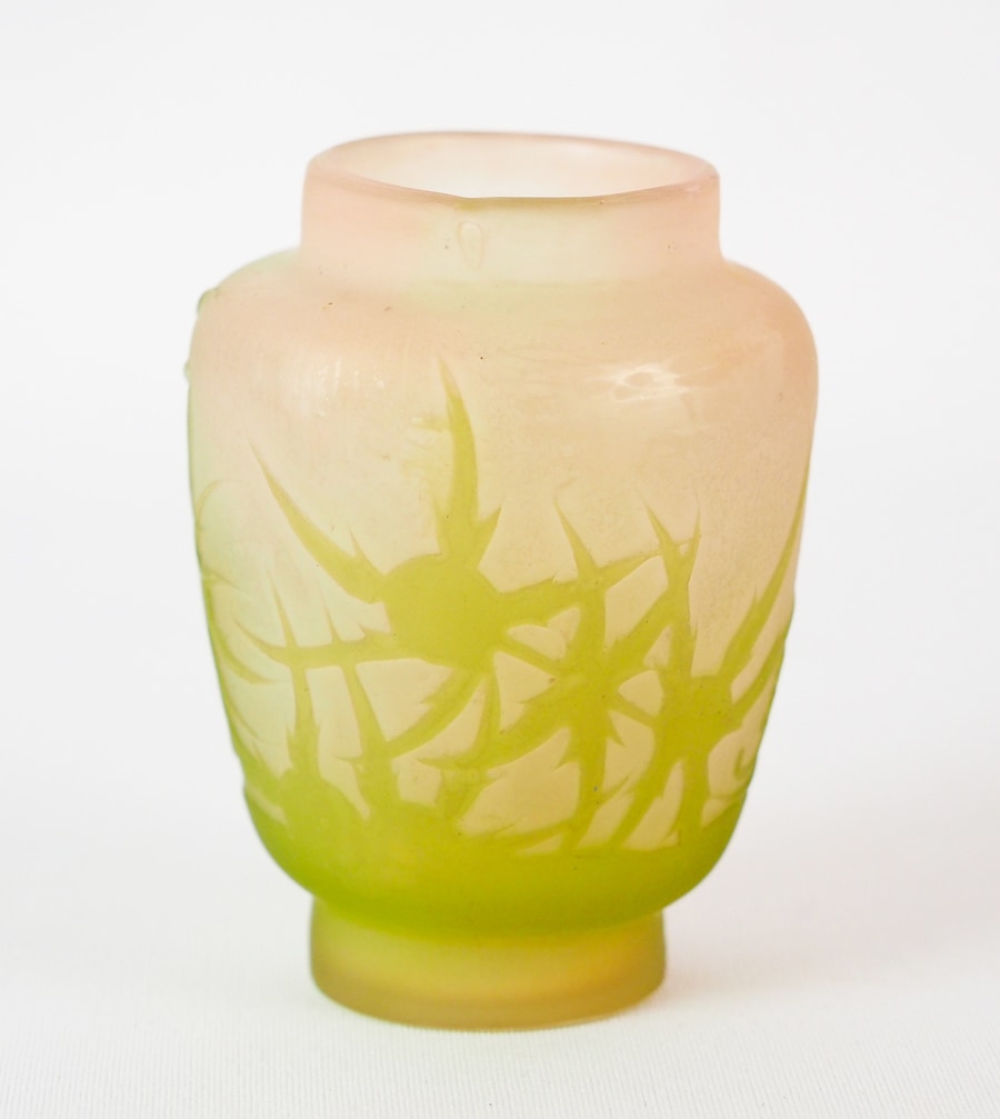 エミール・ガレ 「薊文花瓶（茶入）」 | | アトリエ・ブランカ