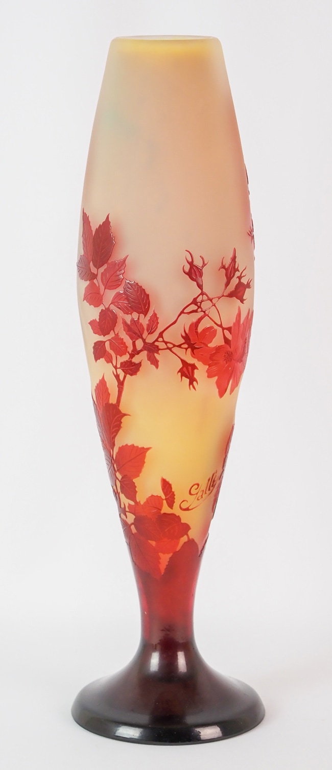 エミール・ガレ 「バラ文花瓶」 | | アトリエ・ブランカ