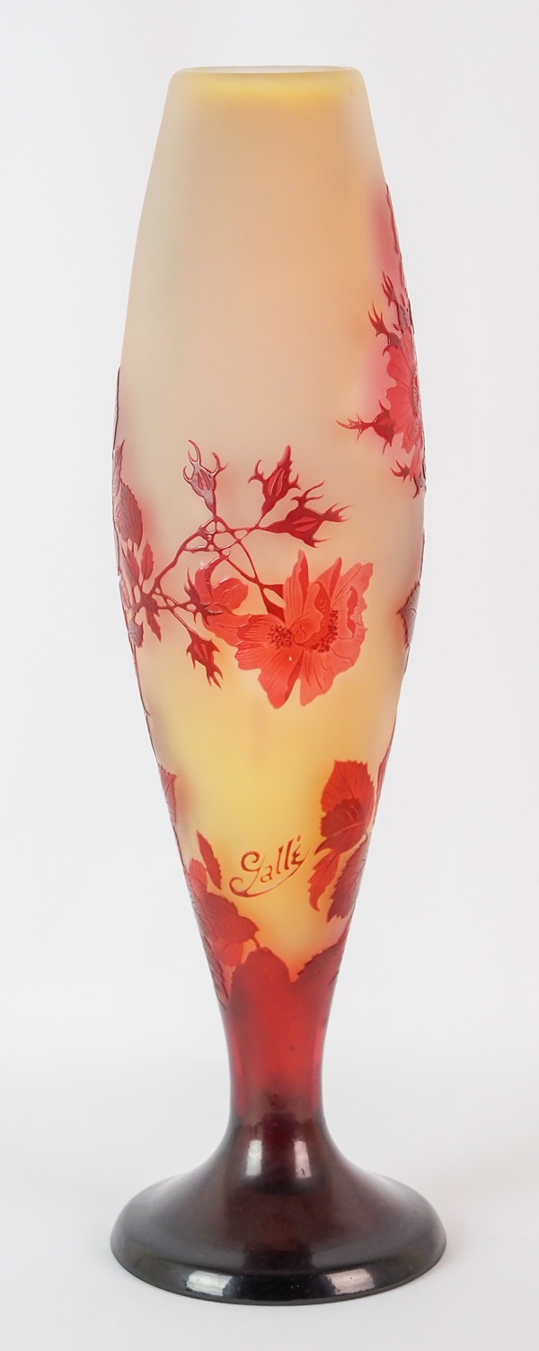 エミール・ガレ 「バラ文花瓶」 | | アトリエ・ブランカ