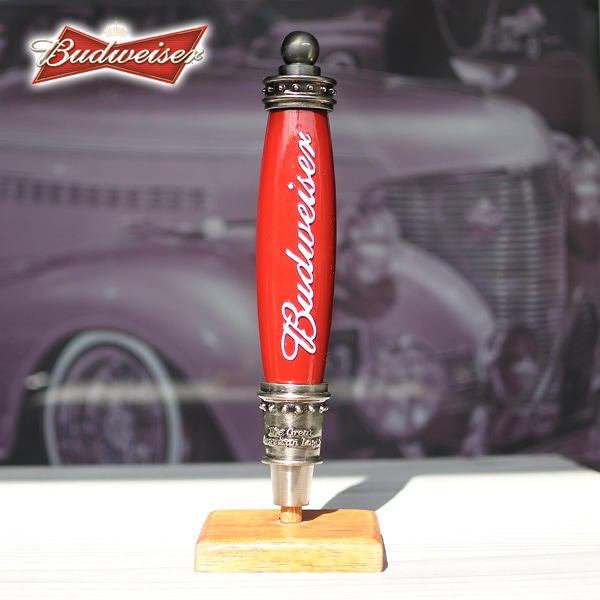 新品 ビアサーバーノブ Budweiser 全長：約32.5cm シフトノブ