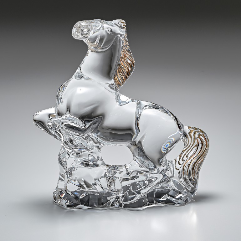 バカラ Baccarat クリスタル フィギュア ゾディアック 2014年 干支 馬