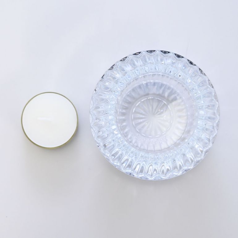 バカラ Baccarat キャンドルホルダー ミルニュイ MILLE NUITS クリア