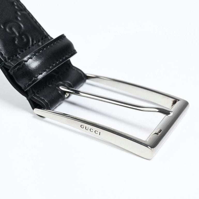 グッチ GUCCI ベルト エンボスGG メンズ シグネチャー 全3サイズ