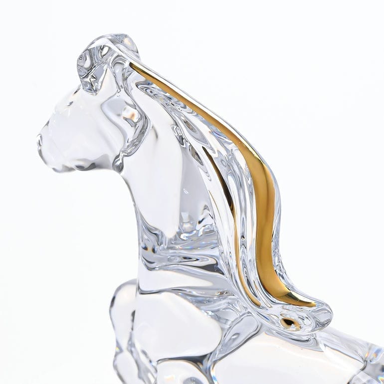 バカラクリスタルホース 激安 置物 レア 即配送 バカラクリスタル