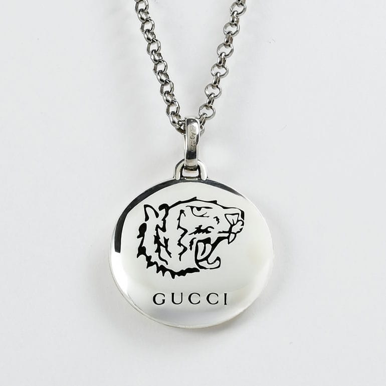 グッチ GUCCI ネックレス メンズ レディース BLIND FOR LOVE TIGERHEAD
