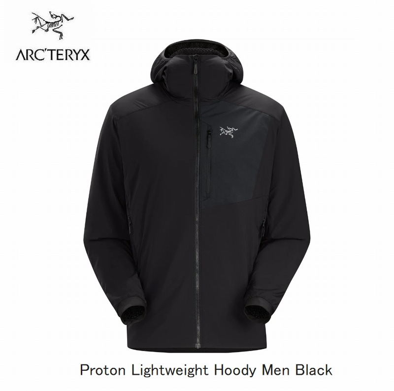 アークテリクス ARC'TERYX Proton Lightweight Hoody Men ブラック