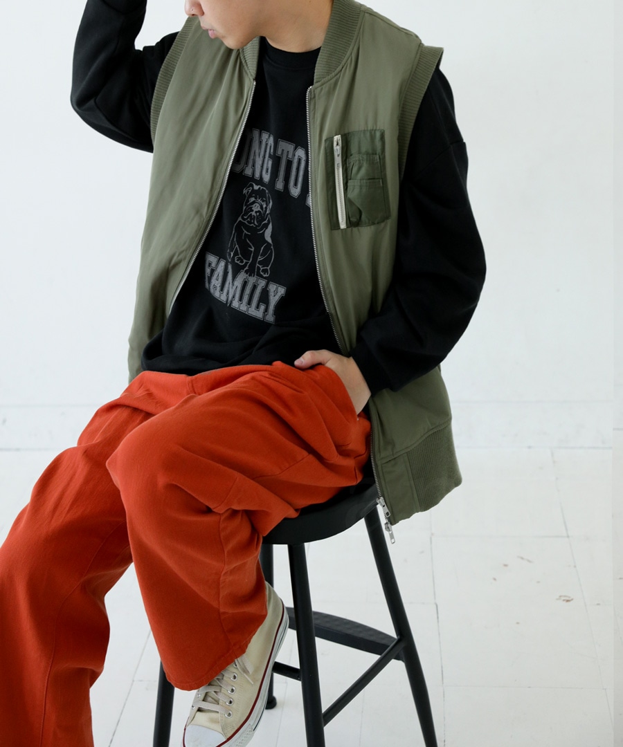 ブルドッグロゴ 裏毛プルオーバー メンズ トレーナー・再販。メール便