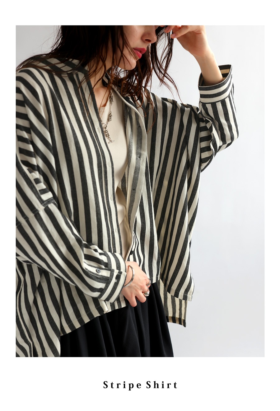 ストライプシャツ シャツ レディース トップス 送料無料・再販。(500