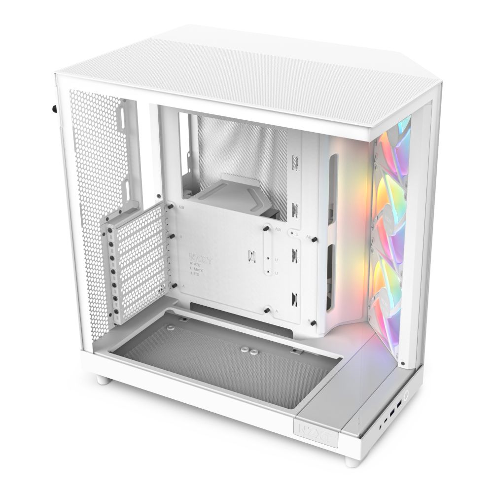 4943508303913 NZXT H6 FLOW ミドルタワーPCケース CC-H61FW-R1