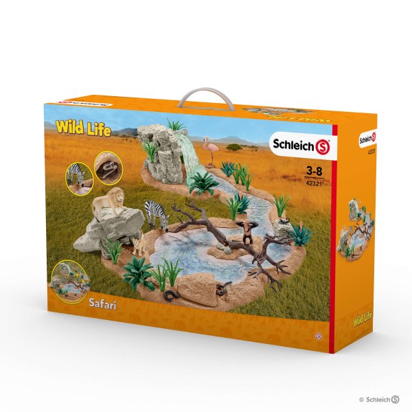 美品】Schleich シュライヒ 水飲み場 動物セット Amazon.co.jp