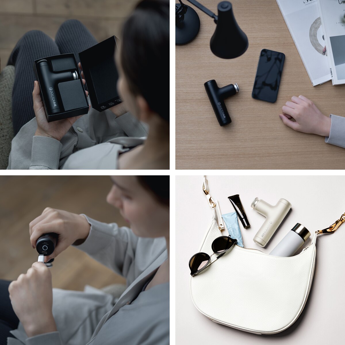 送料無料】ドクターエア エクサガンハイパー パールホワイト REG-04 WH