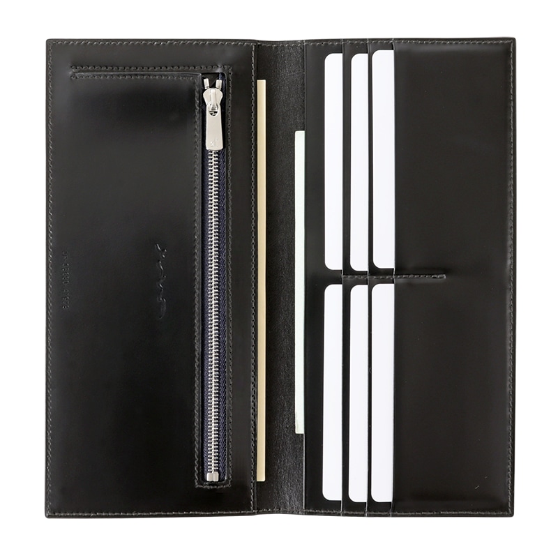 さとり 長財布 松阪レザー 群青（ネイビー） HCK61D-Z | 革小物