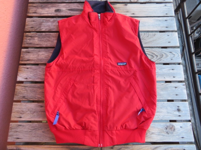 USED 90年FW USA製 パタゴニア シェルドシンチラベスト レッド! M