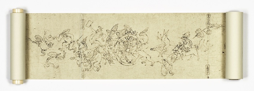 縮小絵巻物〈国宝 鳥獣人物戯画〉(四巻セット)京都便利堂オンライン