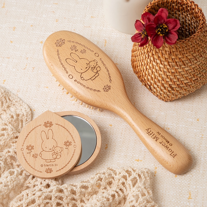 Flower Miffy ヘアブラシ チョコレートコスモス アートフラワーセット