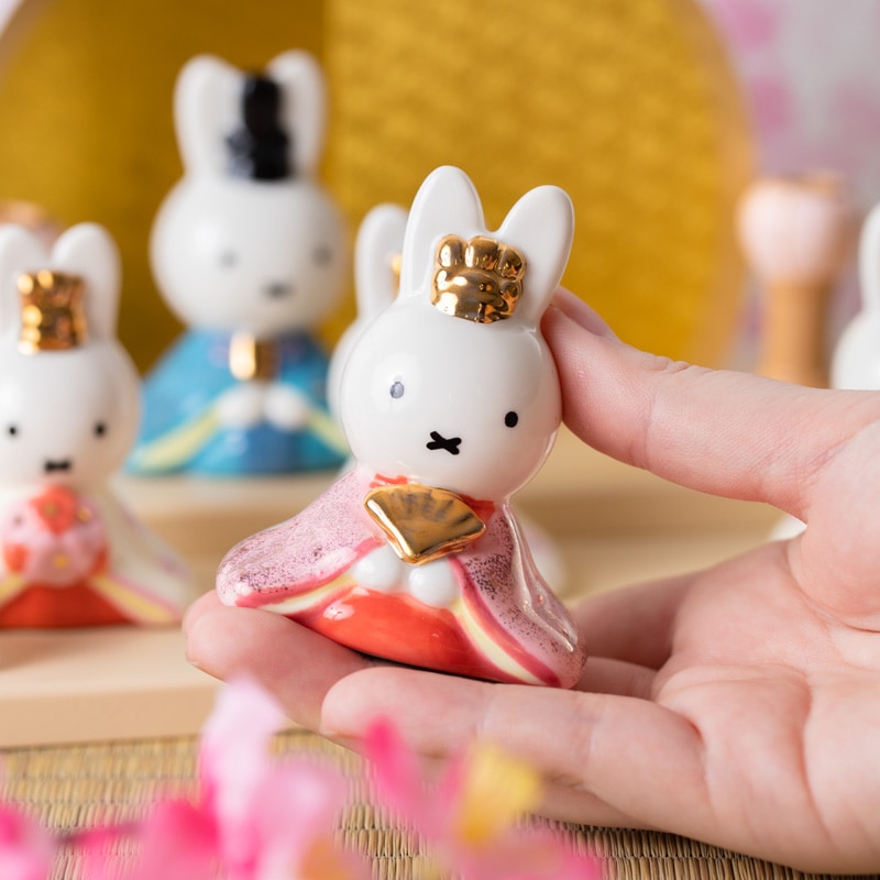 ミッフィー 磁器五人飾り | 利用シーンから探す,ひなまつり