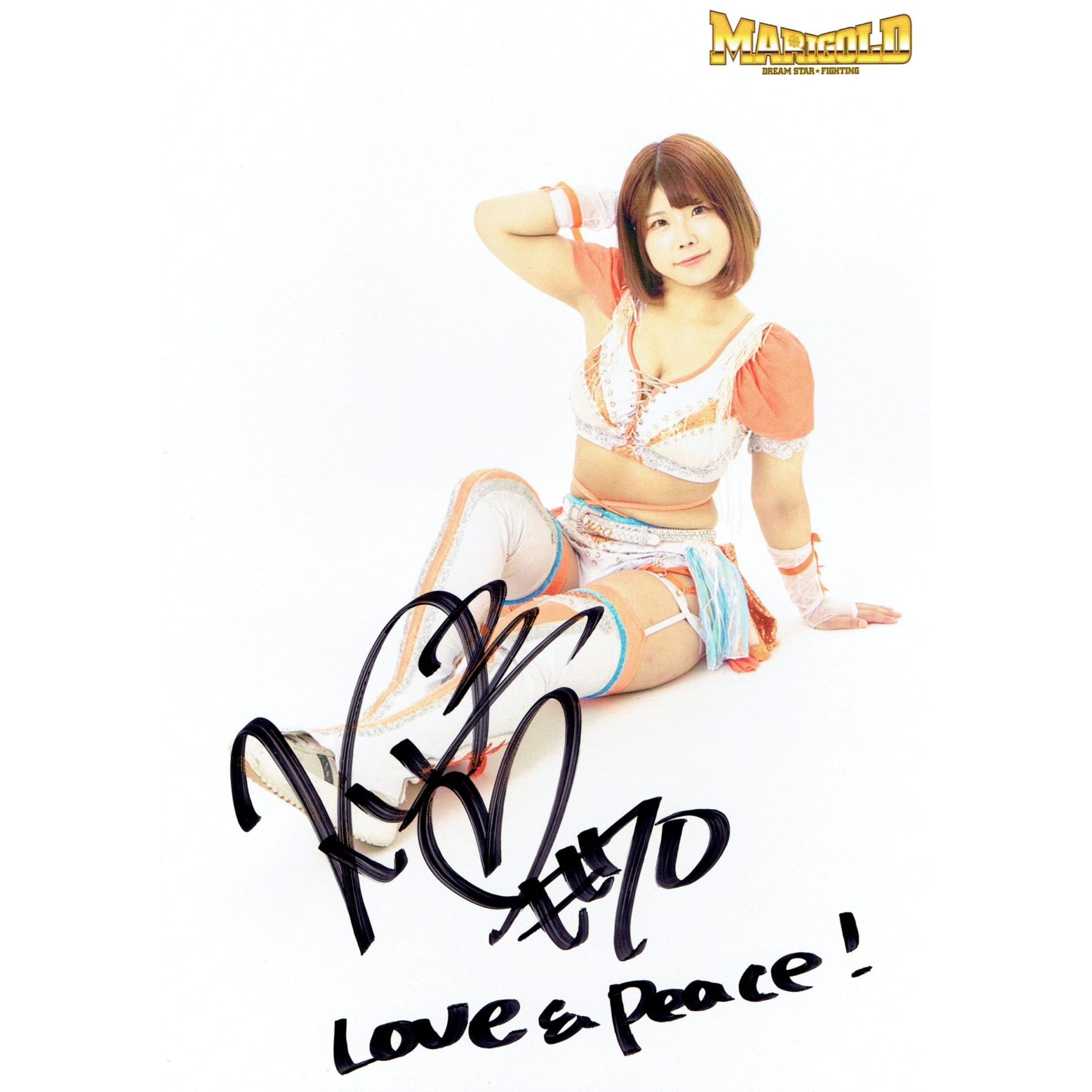 石川奈青 #70 マリーゴールド ポートレート 直筆サイン入り